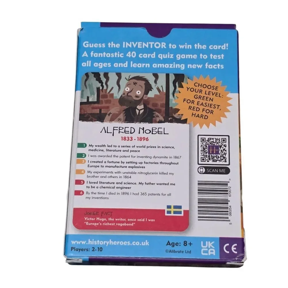 Inventors Card Game - Fun and Educational